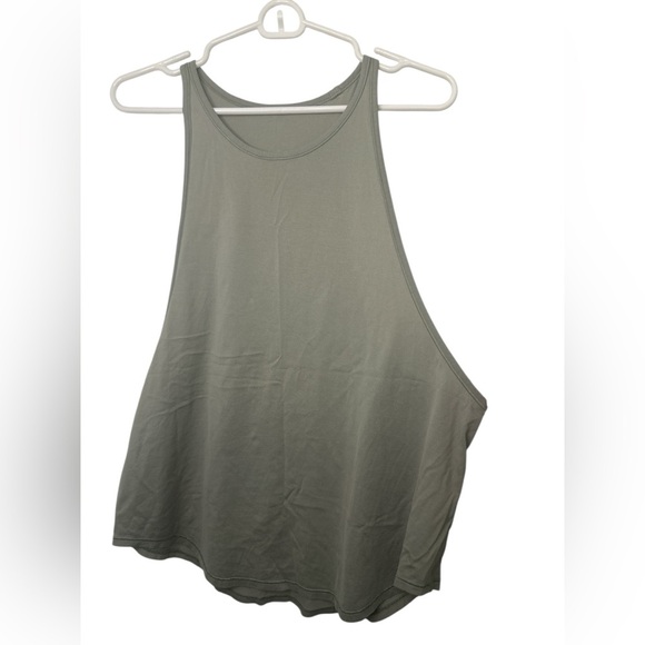 Lululemon Sage Green Racerback Loose Fit Rank Top - Picture 4 of 5